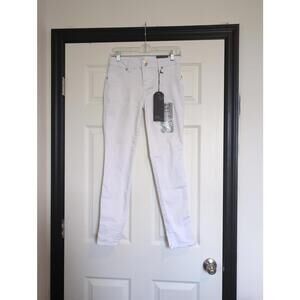 Size 1 NWT 1822 white denim jeans
